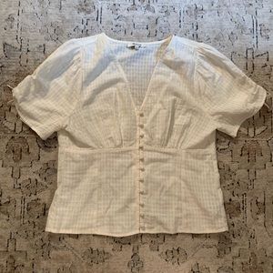 Madewell White Blouse